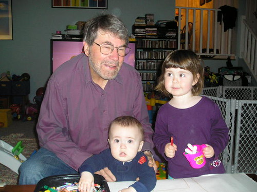 Opa and his grandkids (2)