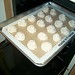 Coffee Meringues going into oven