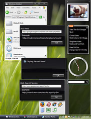 The Vista Sidebar running in Windows XP (click to view full-size)