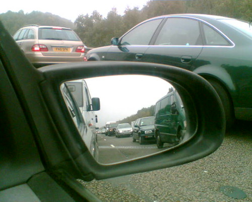 Stuck on the M3 for nearly an hour.