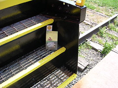 Bookcrossing at the caboose in Vienna