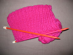 Knitting in pink | Thick n’ quick