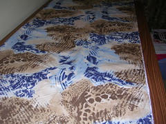 2 Fabric laid out