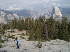 half dome from sentinal dome