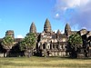 Blue skies over Angkor