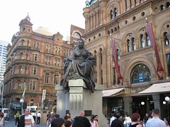Queen Victoria Statue Kat Luar Queen Victoria Building, Sydney, Australia
