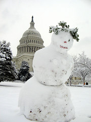 Capitol Snowman