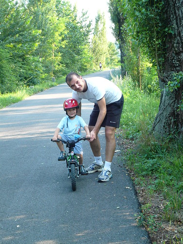 2008-06-21 Giovanni provo per la prima volta la bici senza rotelline