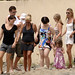 Ibiza - A PHOTO OF KATE MOSS AND ENTOURAGE OF FRIE