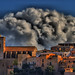 Ibiza - Dalt vila con nubarrones