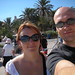 Ibiza - Jodie and Raymond walking in Ibiza town
