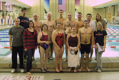 Masters swim team