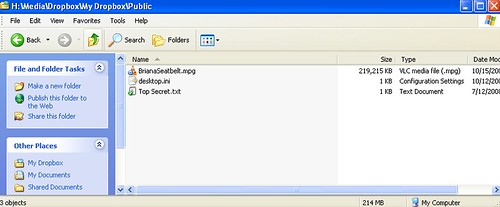 Dropbox Folder on HTPC