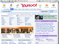Yahoo.com 800 x 600