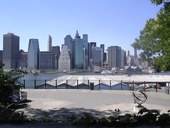 View of Manhattan at the Brooklyn Heights Promenade