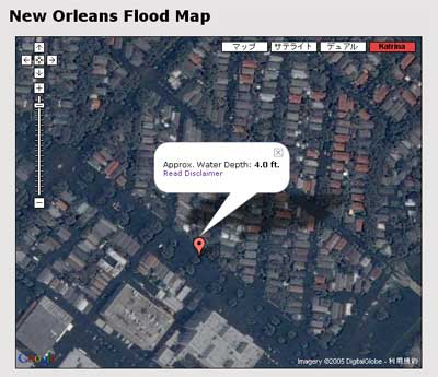 New Orleans Flood Map