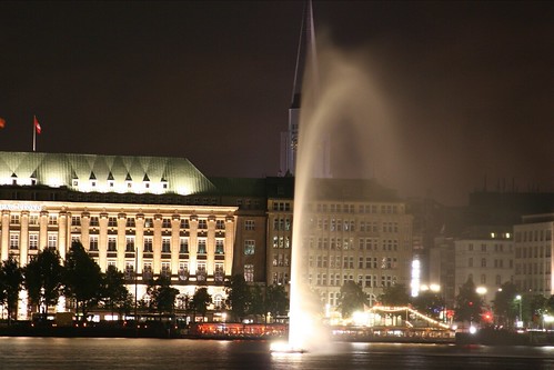 Hamburg bei Nacht: Alster