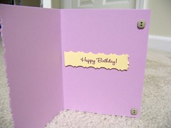 First Ever Card Gift Set - Card Four (Inside)