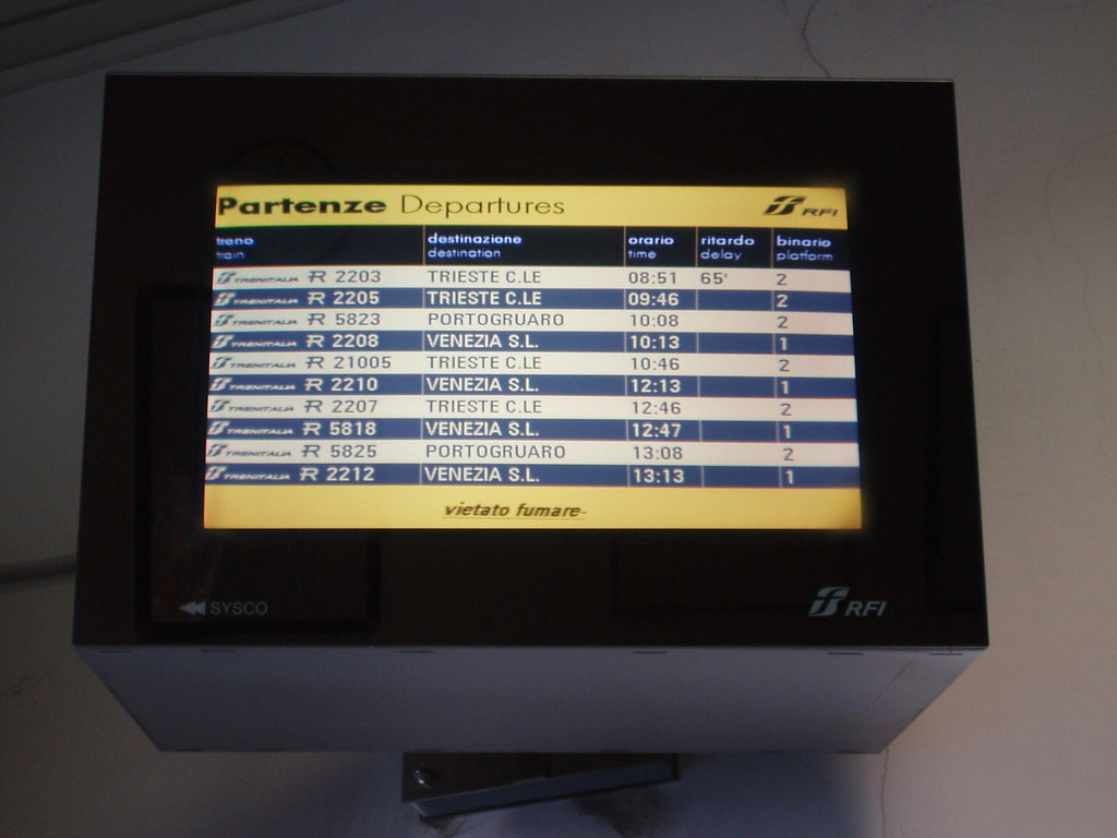 Trenitalia infamous for its frequent delays