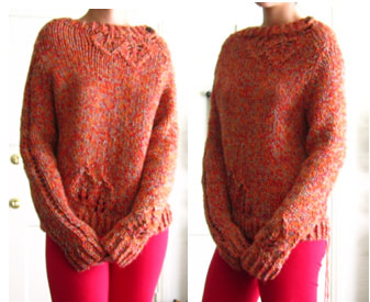 Lace Leaf Pullover 2