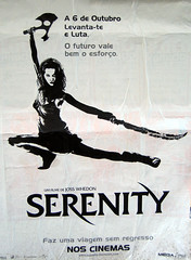 Serenity Poster in Lisbon Streets