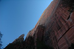 Zion Canyon's steep walls