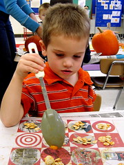 Counting pumpkin seeds