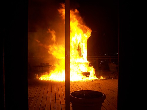 Butternut rooftop fire