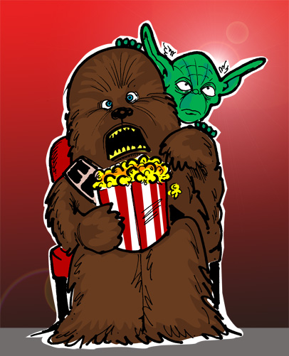 Chewbacca and Yoda