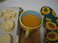 Potato and carrot soup