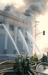 Major Fire Damages LA's 7th Street Market