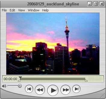 Auckland city skyline 29/01/2006