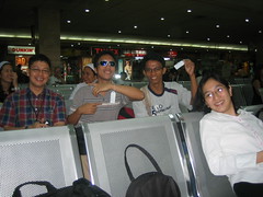 Flying to Manila