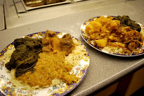 This'n'That, Manchester - 2 plates of curry and rice