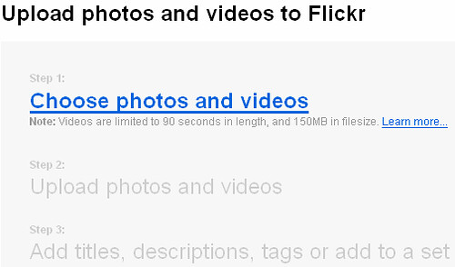 flickr video upload