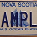 NOVA SCOTIA 1997 license plate SAMPLE by woody1778a