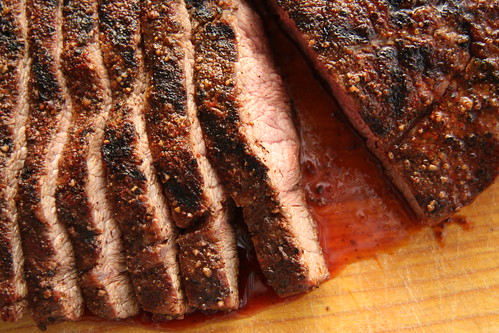 grilled flat iron steak