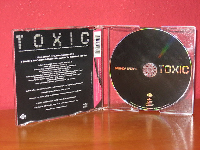 britney spears toxic album. ritney spears toxic cd single