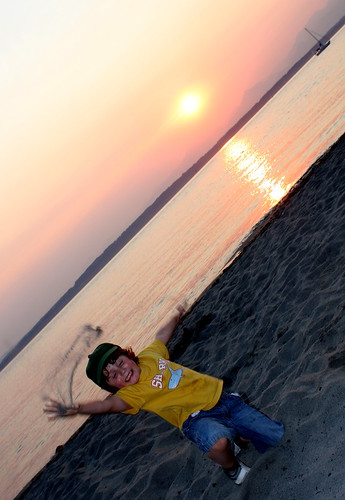 sunset fin interpretive sand dance