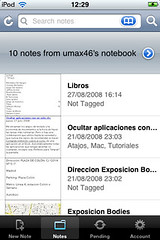 iPhone´s Evernote 2/2