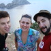 Ibiza - Stefan, me & Paco (view of Es Vedra behind