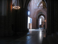 Roskilde cathedral interior, Denmark
