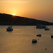 Ibiza - boats in the sunset