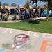 Obama in chalk by Student Voice Photography