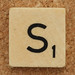 Wood Scrabble Tile S