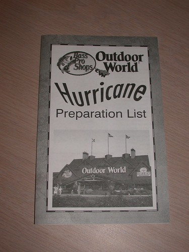 Hurricane Preparation List