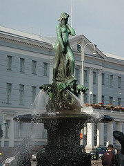 Statue Havis Amanda, Helsinki, Finland