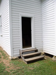 Church back door