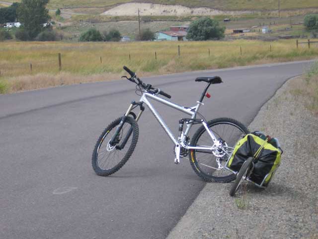 bike on the side of the road