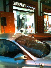 Ferrari Store at Xintiandi, near the historical site of the first reunion of the Communist Party